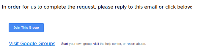 Email Response Example
